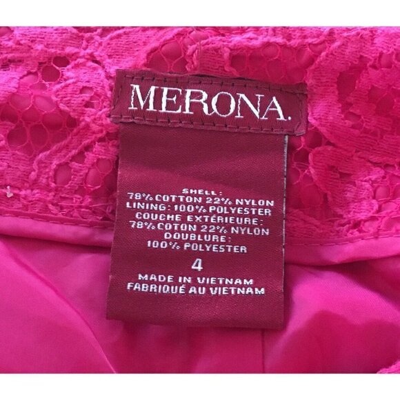 Merona Magenta Skirt Size 4 - Picture 3 of 3